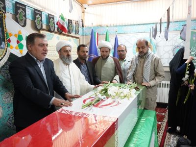 امدادگران کمیته امداد فارس میزبان پیکر مطهر شهید گمنام عملیات والفجر ۳ شدند