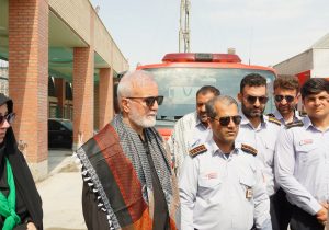 موکب حضرت احمد بن موسی(ع) شهرداری شیراز برای دوازدهمین سال متوالی در مرز شلمچه برپا شد