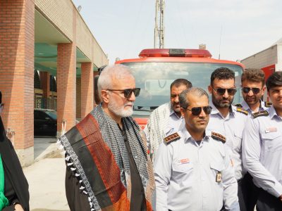 موکب حضرت احمد بن موسی(ع) شهرداری شیراز برای دوازدهمین سال متوالی در مرز شلمچه برپا شد