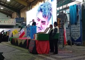 مراسم چهلم سردار شهید ابوالفضل نیکویی در اقلید برگزار شد / بیعت دوباره مردم با آرمان‌های مقاومت