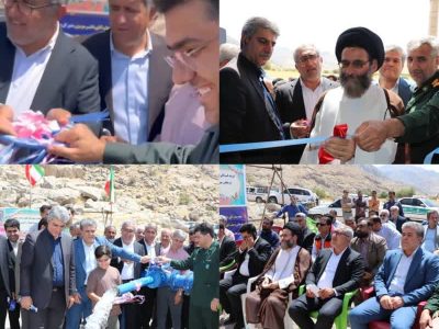 بهره برداری از ۳ پروژه آبرسانی در شهرستان رستم