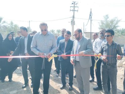 افتتاح جاده بین باغات روستای آویز فراشبند با ۵ میلیارد ریال اعتبار