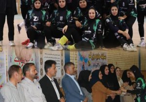 قهرمانی تیم نگین سبز الف در مسابقات والیبال بانوان جایزه بزرگ فارس