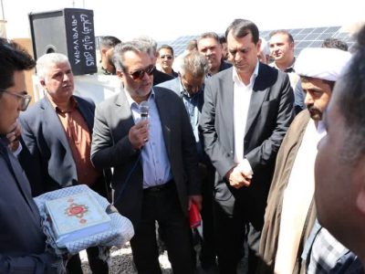 ورود نیروگاه خورشیدی ۶۰۰ کیلوواتی آباده به مدار تولید