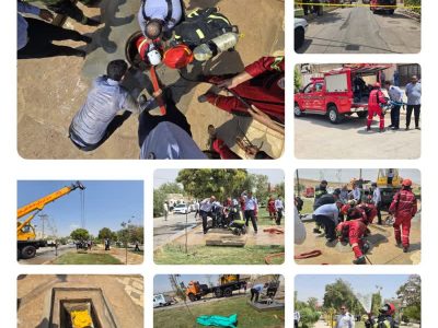 فوت کارگر در حادثه نشتی شدید گاز شهری در بلوار محراب