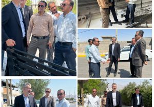 احمد معصومی شهردار مهر شد / بازدید از پروژه‌های عمرانی فال با حضور مدیرکل شهری فارس