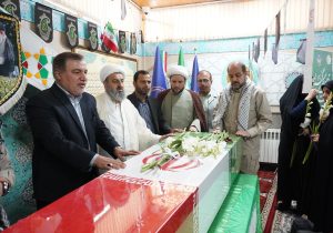 امدادگران کمیته امداد فارس میزبان پیکر مطهر شهید گمنام عملیات والفجر ۳ شدند