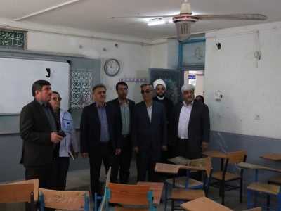 بازدید سرزده مدیرکل آموزش و پرورش فارس از مدارس آسیبدیده سپیدان