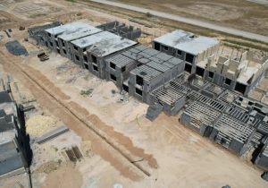 ۵۸۸ واحد نهضت ملی مسکن در نورآباد به مراحل پیشرفته ساخت رسیده است