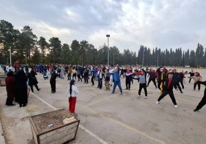 رونمایی از ایستگاه ورزش صبحگاهی قره‌آغاج در باغ جنت شیراز همزمان با میلاد حضرت زهرا(س)