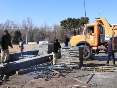 اتمام بتن‌ریزی عرشه پل شاهد شیراز؛ آغاز عملیات تکمیلی پیش از بهره‌برداری