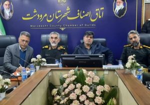 تأکید رئیس پلیس پیشگیری فراجا بر شنیده‌شدن مطالبات اصناف مرودشت و تفکیک اعتراض از اغتشاش