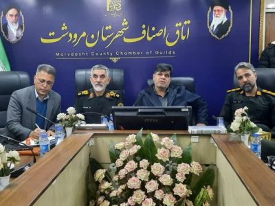 تأکید رئیس پلیس پیشگیری فراجا بر شنیده‌شدن مطالبات اصناف مرودشت و تفکیک اعتراض از اغتشاش