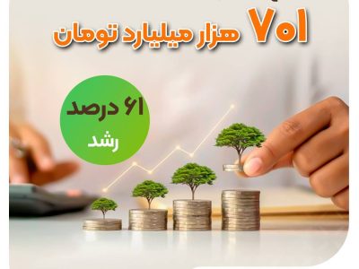 رشد ۶۱ درصدی منابع بانک مهر ایران در سال ۱۴۰۴