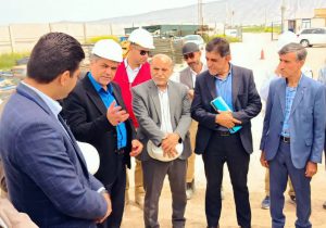 بازدید مسئولان استانی از پروژه‌های آب و فاضلاب فیروزآباد و تأکید بر تسریع عملیات اجرایی