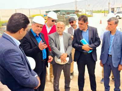 بازدید مسئولان استانی از پروژههای آب و فاضلاب فیروزآباد و تأکید بر تسریع عملیات اجرایی