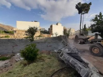 بازگشت چهار هکتار از باغات قصردشت به چرخه سبز شهری با تخریب ساخت‌وسازهای غیرمجاز