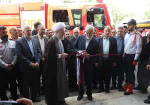 افتتاح ایستگاه آتش‌نشانی ۲۶ و نخستین کتابخانه جنوب شیراز در هفتادوهشتمین مرحله جهش عمرانی