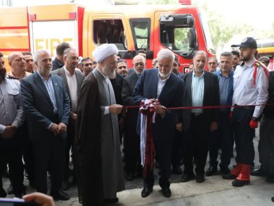 افتتاح ایستگاه آتشنشانی ۲۶ و نخستین کتابخانه جنوب شیراز در هفتادوهشتمین مرحله جهش عمرانی