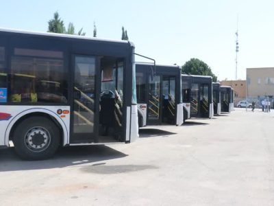 ورود ۱۷ دستگاه اتوبوس نسل جدید به ناوگان حمل‌ونقل عمومی شیراز