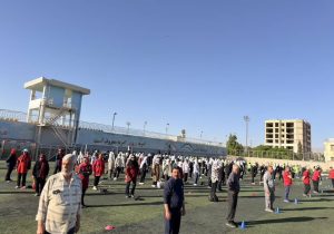 گردهمایی هزار نفری شیرازی‌ها در برنامه ورزش صبحگاهی «صبح و نشاط»