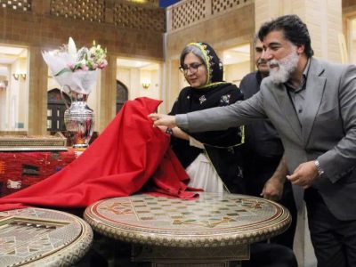 شاهکارهای معرق و خاتم در نمایشگاه صنایع‌دستی فارس رونمایی شد