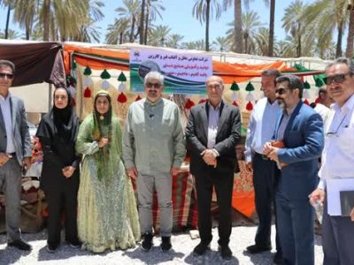 افتتاح نمایشگاه محصولات بانوان خفر با حمایت سازمان جهاد کشاورزی فارس