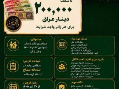آغاز ارائه خدمات تأمین ارز اربعین به زائران در شعبه غدیر بانک قرض‌الحسنه مهر ایران استان فارس