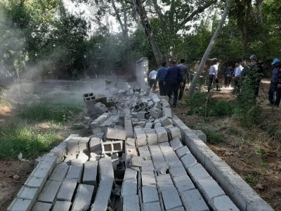 آزادسازی ۸ هزار مترمربع از باغات شیراز با تخریب ساخت‌وسازهای غیرمجاز