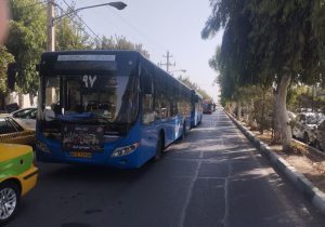 خدمت‌رسانی ناوگان اتوبوسرانی شیراز به نیم‌میلیون زائر در قم
