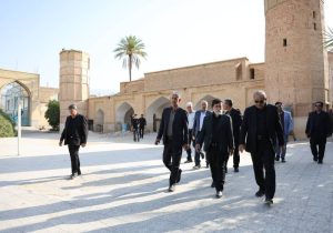 عملیات مرمت مسجد جامع داراب پس از توقف طولانی از سر گرفته شد